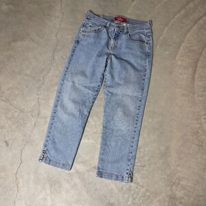 Vintage Y2K Levi's Classic Slim Stretch Jeans Womens 8 MIS Blue Light Wash Retro